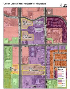 Site Map of Downtown Core for RFPs