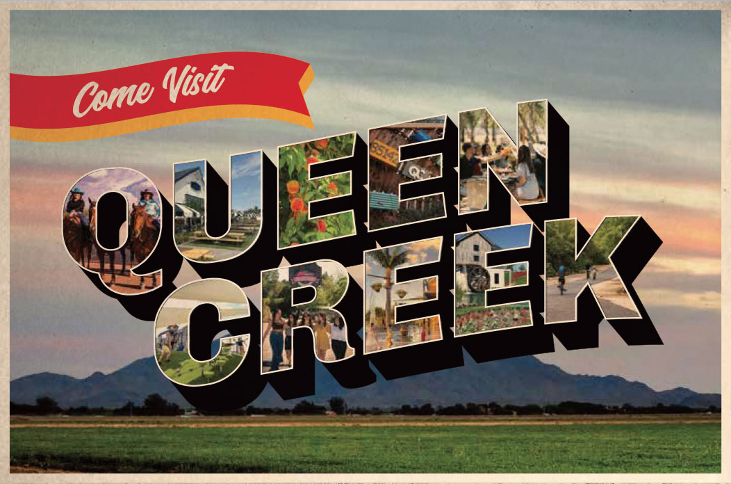 come visit queen creek postcard