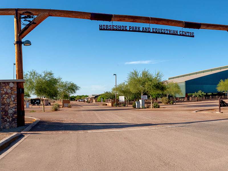 equestrian center entrance equestrian center entrance