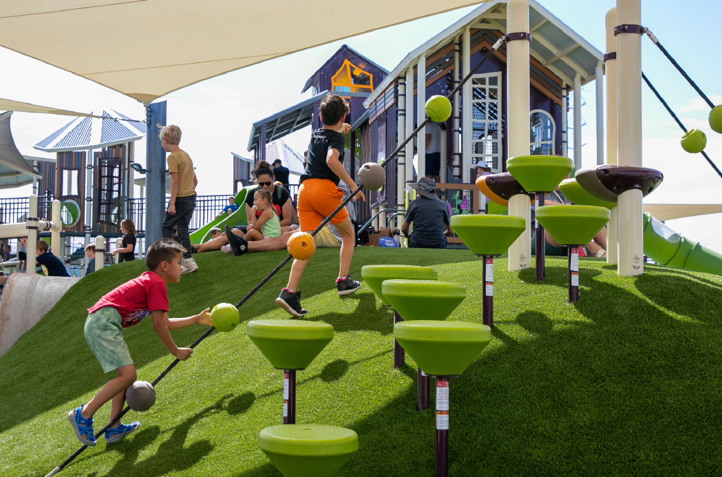 children at playground