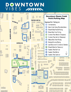 Downtown Parking Map Queen Creek Downtown Parking Map Queen Creek